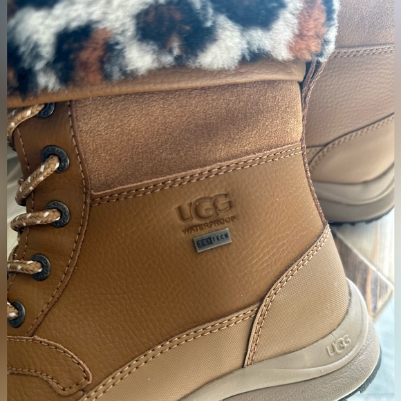 Rare 🔥 and Excellent Condition UGG Adirondack Leopard Cuff Boots - Picture 8 of 11